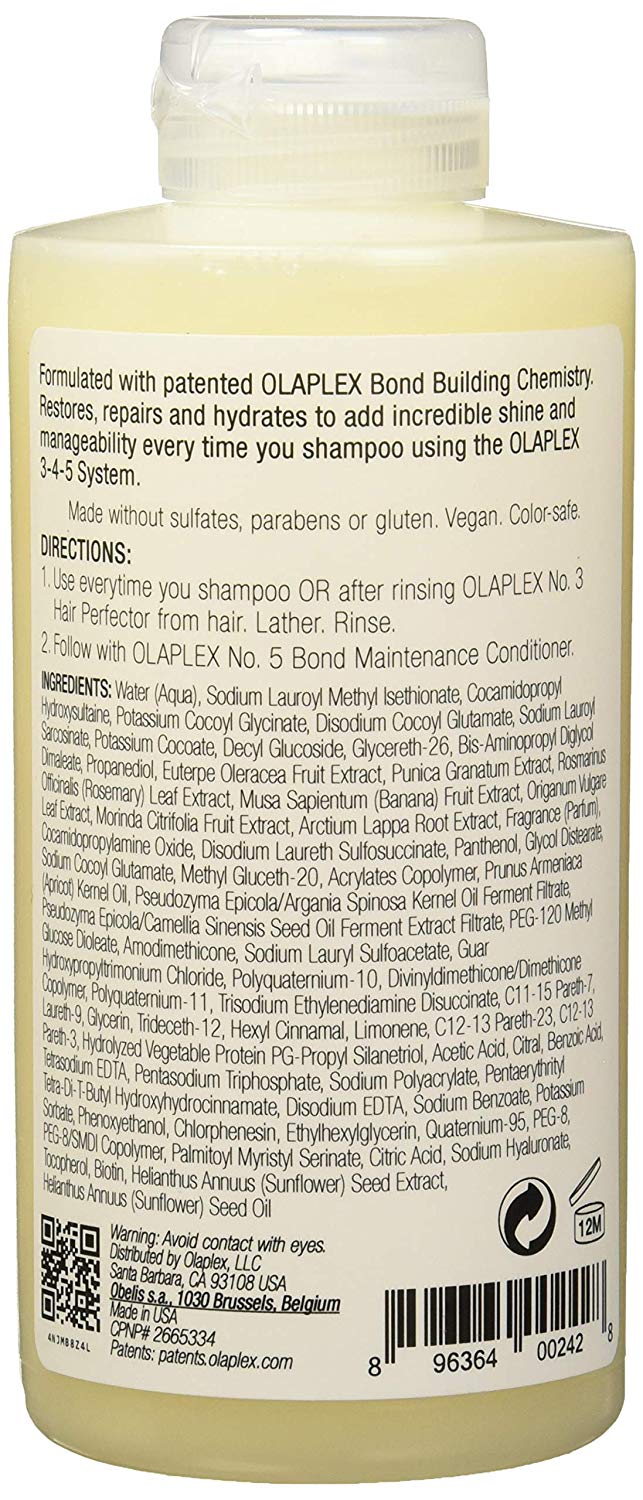Olaplex No.4 Bond Maintenance Shampoo, 8.5 Fl oz - Nikki De May